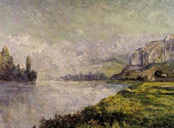 Maxime Maufra : The Retreating Fog, Morning, Les Andelys